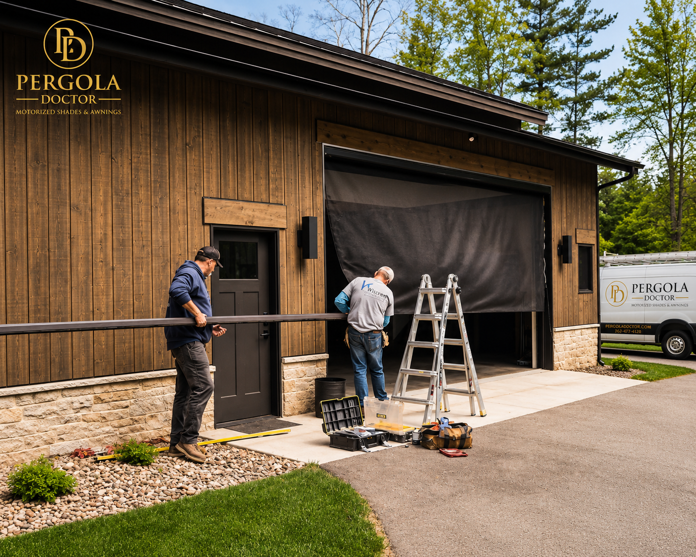 Pergola Doctor installation crew